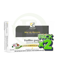 Pack 2x Pastillas para Garganta (Miel De Manuka) Comptoirs & Compagnies