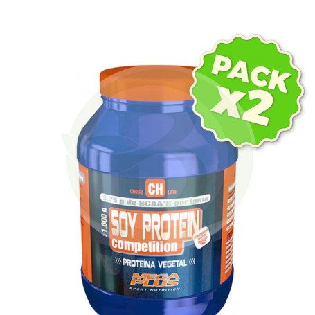 Pack 2x Beef Protein Comptition Chocolate 1Kg. Megaplus