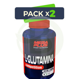 Pack 2x Glutamina Competition 500Gr. Megaplus