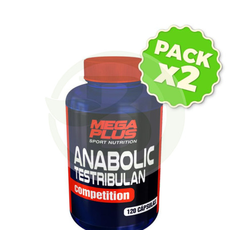 Pack 2x Anabolic Testribulan Competition 120 Cápsulas Megaplus