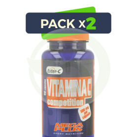 Pack 2x Vitamina C Ester Competition 60 Cápsulas Megaplus