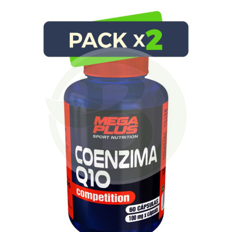 Pack 2x Coenzima Q10 60 Cápsulas Megaplus