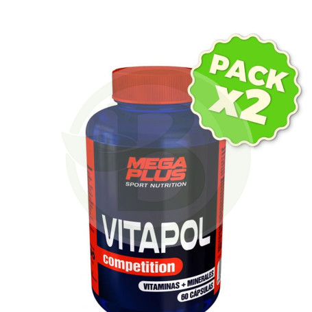 Pack 2x Vitapol Competition 60 Cápsulas Megaplus