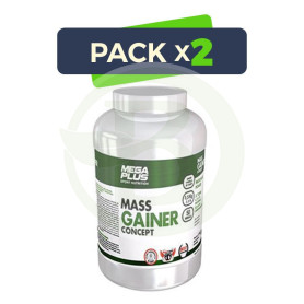 Pack 2x Mass Gainer Concept Vainilla 1,5Kg. Megaplus