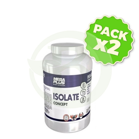 Pack 2x Isolate Concept Choco 2Kg. Megaplus
