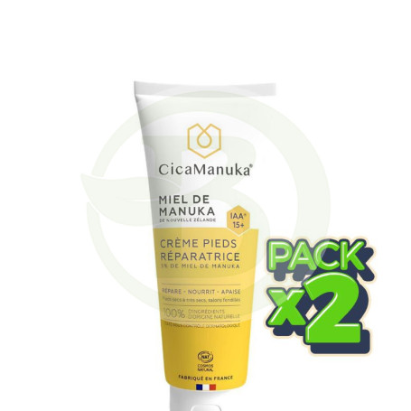 Pack 2x Crema Reparadora De Pies 75Ml Cicamanuka