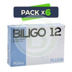 Pack 6x Biligo 12 Fluor 20 Ampollas Artesanía Agrícola