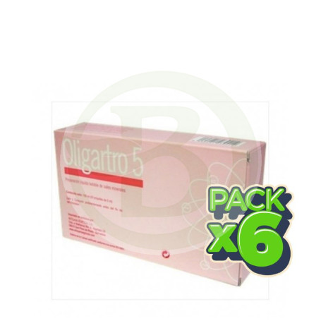 Pack 6x Oligartro 5 (Mn-Cu) 20 Ampollas Artesanía Agrícola