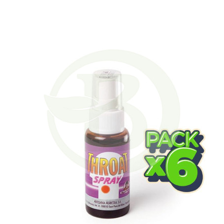 Pack 6x Throat Spray 30Ml. Artesanía Agrícola