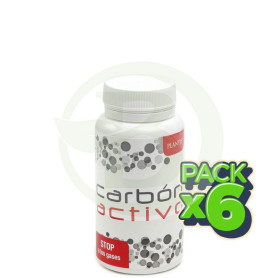 Pack 6x Carbón Activo 60 Cápsulas Plantis