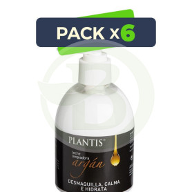 Pack 6x Leche Limpiadora de Argán 250Ml. Plantis