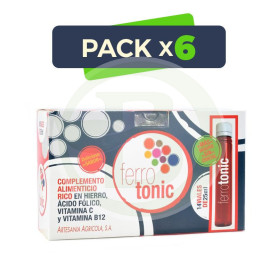 Pack 6x Ferrotonic 14 Viales Artesanía Agrícola
