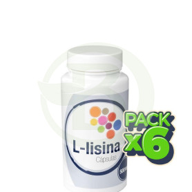 Pack 6x Lisina 60 Cápsulas Artesanía Agrícola