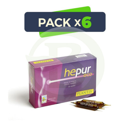 Pack 6x Hepur ECO 20 Viales Plantis