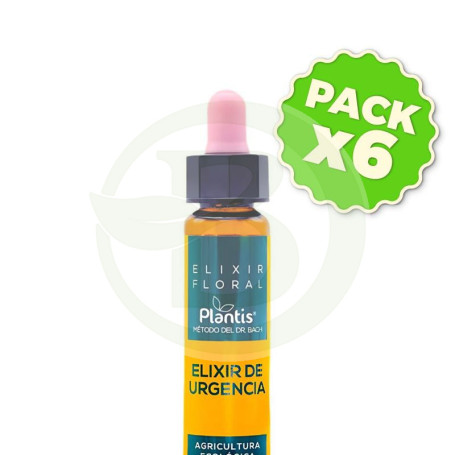 Pack 6x Elixir de Urgencia ECO 30Ml. Plantis
