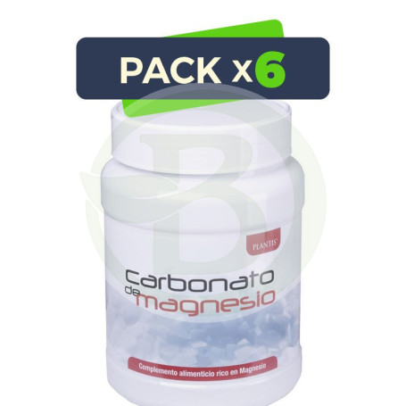 Pack 6x Carbonato de Magnesio 300Gr. Plantis