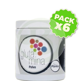 Pack 6x Glutamina 250Gr. Plantis