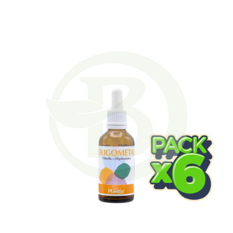 Pack 6x Oligometal Chlorella + Oligoelementos Plantis 50 Ml Artesania Agricola