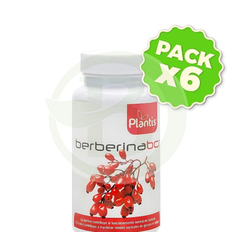 Pack 6x Berberina 60 Cápsulas Plantis