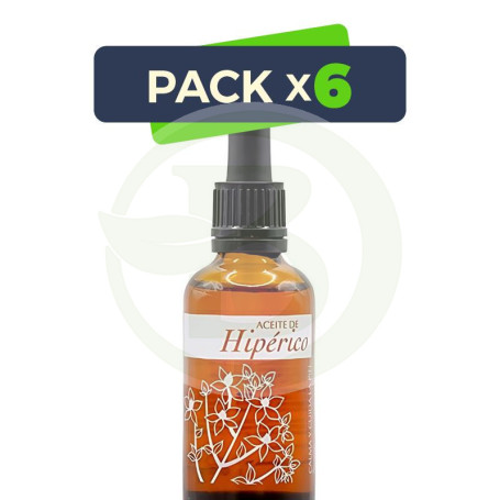 Pack 6x Aceite De Hiperico 50 Ml Plantis