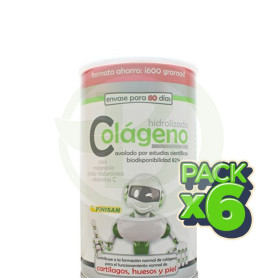 Pack 6x Colágeno Hidrolizado Formato Ahorro 600Gr. Pinisan