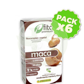 Pack 6x Fito Premium Maca 30 Cápsulas Pinisan