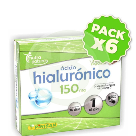 Pack 6x Ácido Hialurónico 150Mg. Premium Pinisan