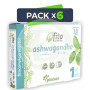Pack 6x Ashwagandha 30 Capsulas Fito Premium, Pinisan