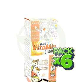 Pack 6x Multi Vitamin Junior 250Ml Pinisan