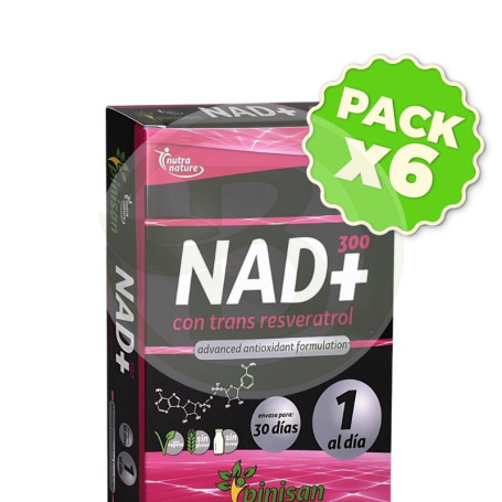 Pack 6x Nad+ 30 Cápsulas Pinisan