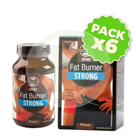 Pack 6x Fat Burner Strong 90 Cápsulas Naturmil Sport