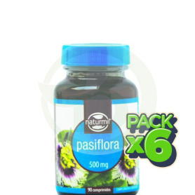 Pack 6x Pasiflora 500Mg. 90 Comprimidos Naturmil