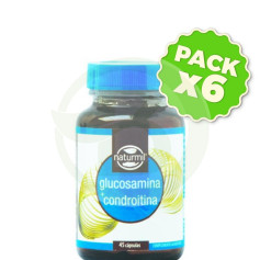 Pack 6x Glucosamina + Condroitina 45 Cápsulas Naturmil