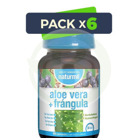 Pack 6x Aloe Vera + Frangula 90 Comprimidos Naturmil
