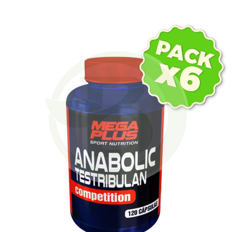 Pack 6x Anabolic Testribulan Competition 120 Cápsulas Megaplus