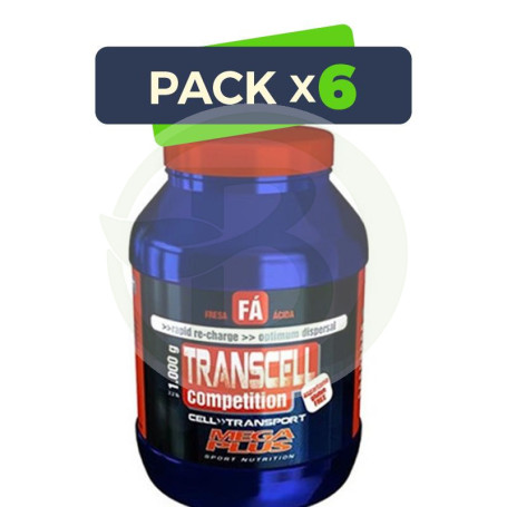 Pack 6x Transcell Compet Fresa 1Kg. Megaplus