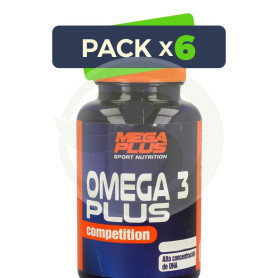 Pack 6x Omega-3 Plus 90 Cápsulas Megaplus