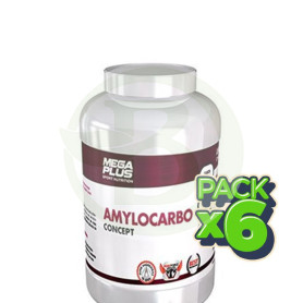 Pack 6x Amylocarbo Concept Neutro 3Kg. Megaplus