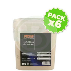 Pack 6x Harina De Avena Fresa Chantilly 2Kg. Megaplus
