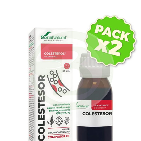 Pack 2x Composor 26 Colestesor 50Ml Soria Natural
