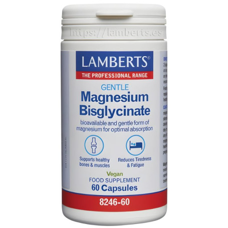 Gentle Magnesium Bisglycinate 60 Capsule Lamberts