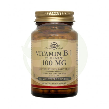 Vitamina B1 100Mg. 100 Capsule Solgar