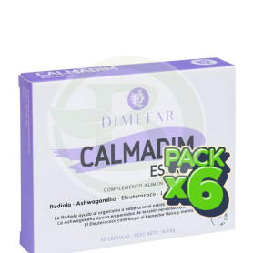 Pack 6x Calmadim Estrés 30 Cápsulas Dimefar