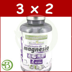 Pack 3x2 Bisglicinato De Magnesio 120 Compresse Pinisan