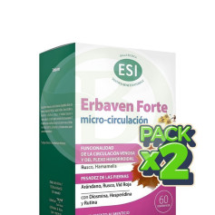 Pack 2x Erbaven Forte Micro-Circolazione 60 Compresse Esi