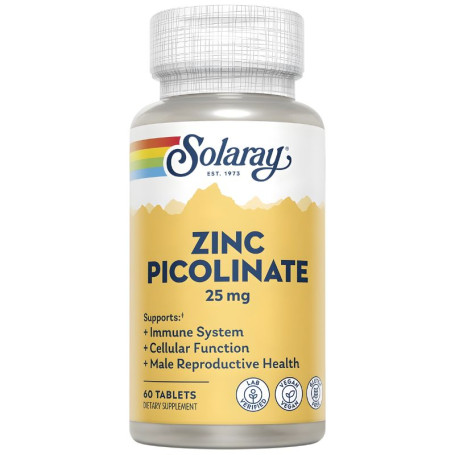 Picolinato De Zinc 25Mg 60 Compresse Solaray