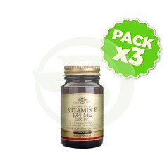 Pack 3x Vitamina E 200UI (134Mg.) 50 Cápsulas Solgar