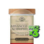 Pack 3x Advanced 40+ Acidophilus 60 Cápsulas Solgar