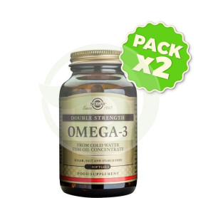 Pack 2x Omega 3 Alta Concentración 120 Cápsulas Solgar