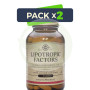 Pack 2x Factores Lipotrópicos 50 Cápsulas Solgar